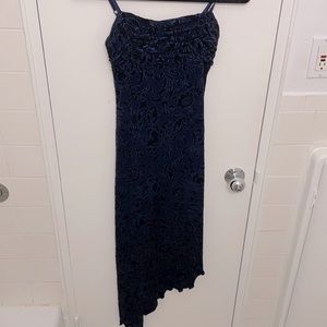 Midnight Asymmetrical Dress